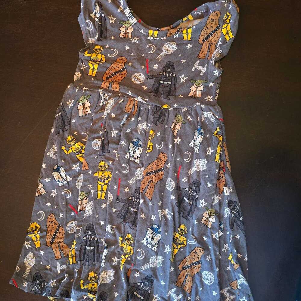 Little Sleepies Toddler Girls’ Star Wars Dress, Size 3T